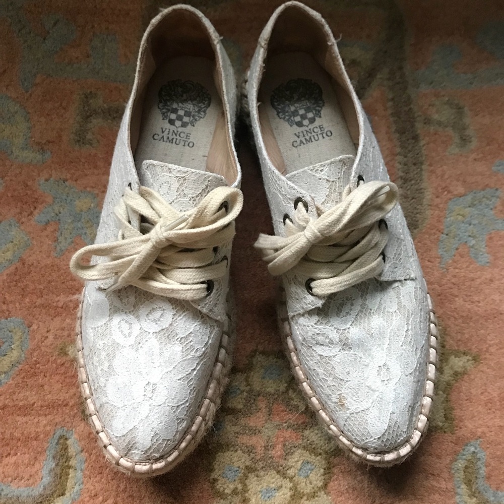 Vince Camuto lace espadrille lace ups